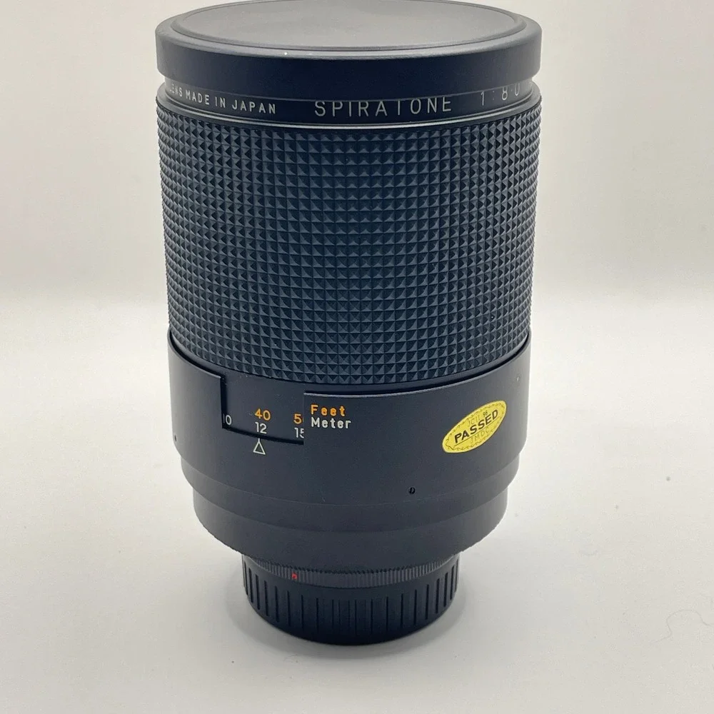 Spiratone Minitel 500mm f/8.0 Mirror Lens Made in Japan with Case and Filters